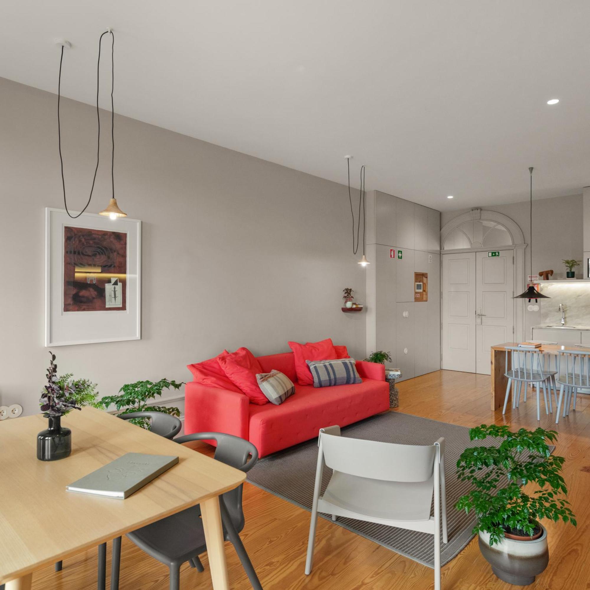 Baumhaus Serviced Living - Art & Design Apartments Porto Luaran gambar